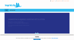 Desktop Screenshot of forlagetvettviten.no